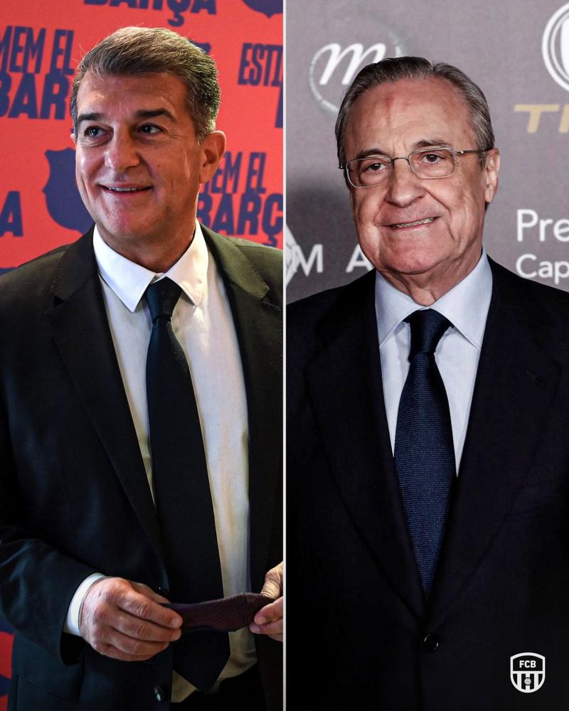 拉波尔塔：希望达成协议重返欧足联，我们与纳赛尔关系很好